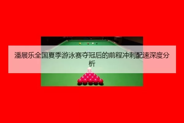 潘展乐全国夏季游泳赛夺冠后的前程冲刺配速深度分析